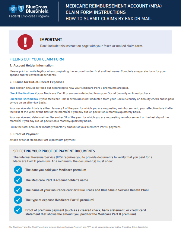 Medicare Reimbursement Form